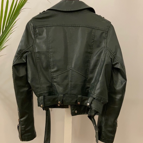Ci Sono by Cavalini Faux Leather Moto Jacket - Picture 11 of 13